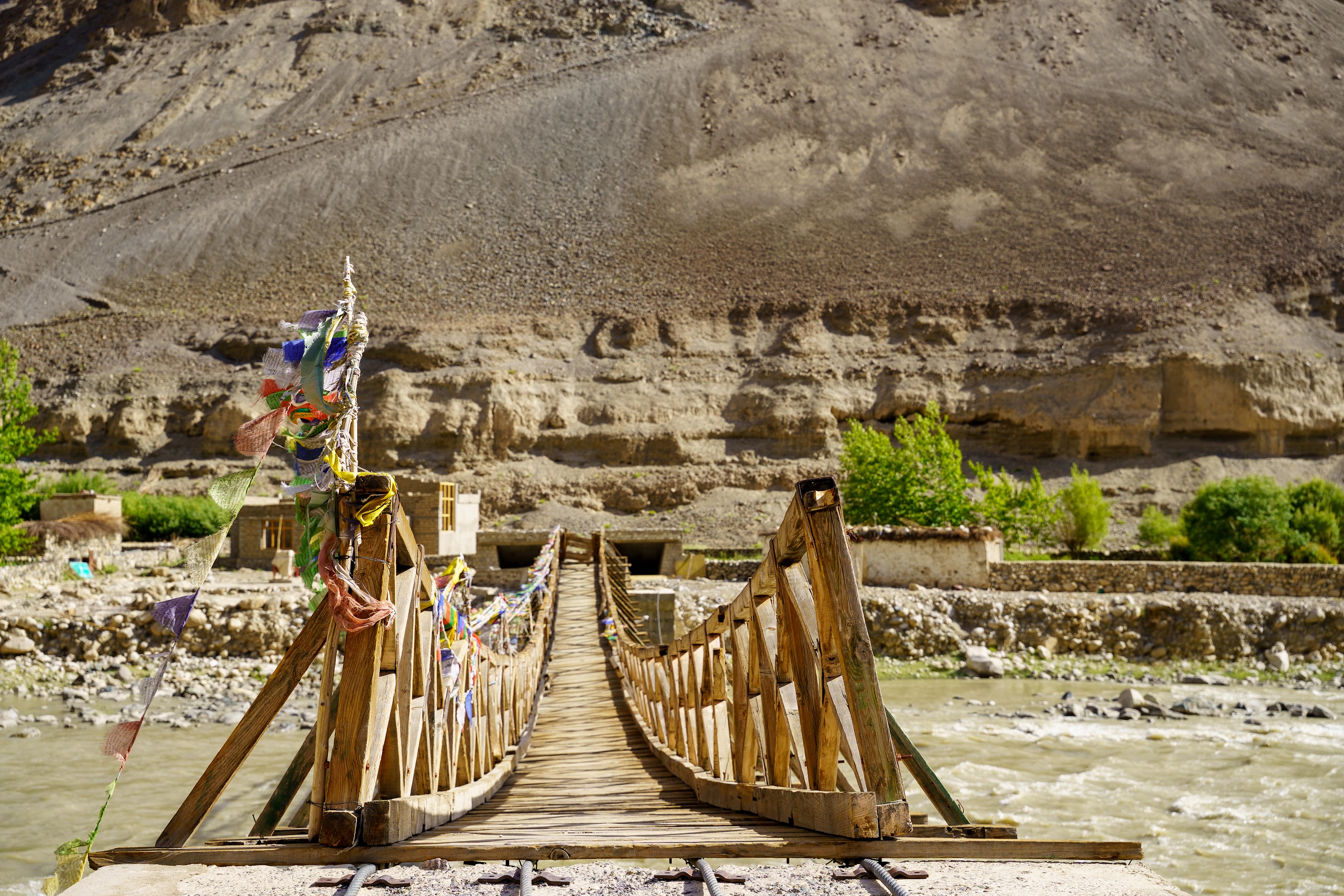 A bridge over the river