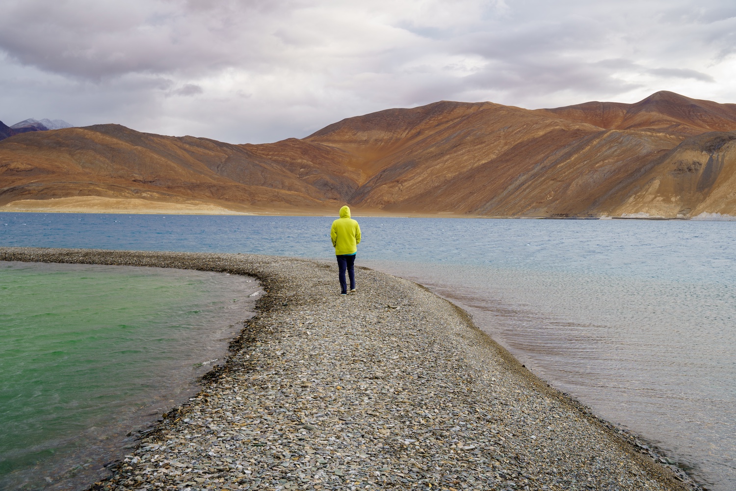 Solo at Pangong Lake